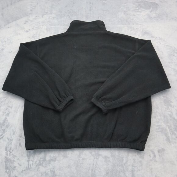 Sierra Pacific Sweatshirt Mens XL Black Long Sleeve 1 4 Zip Fleece Mock Neck - Picture 9 of 16